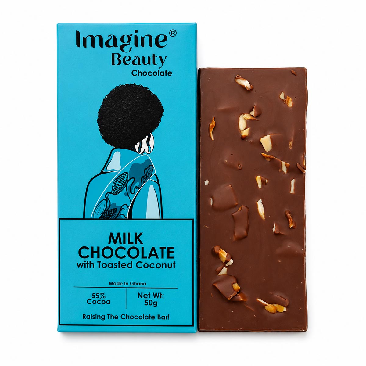 Milk Chocolate with Toasted Coconut